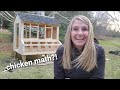 Easy Chicken Coop Build AND Chicken Math | pt 1 | vlog 🐓🦝