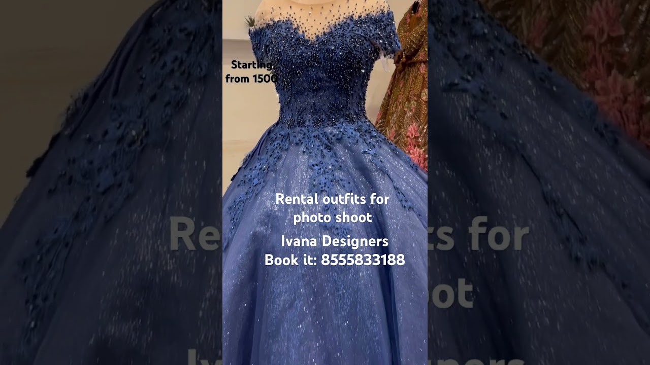 Rental outfits for photo shoot || ivana Designers|| miyapur|| by walkinthrough