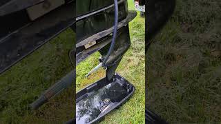 2023 Mercury 115 HP outboard 4 stroke Oil drain and gear oil draining.