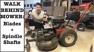 Walk Behind Mower - Shaft Replacement