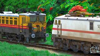 WAG5 to WAP7 ICF BLUE TRAIN ENGINE CHANGE | BUMPY RAILROAD | Train Simulator | Railwork | NTG GAMING screenshot 3