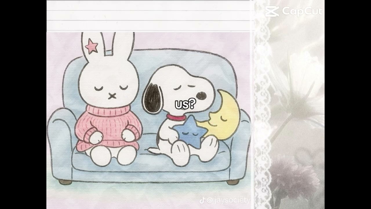 Snoopy and miffy 💕