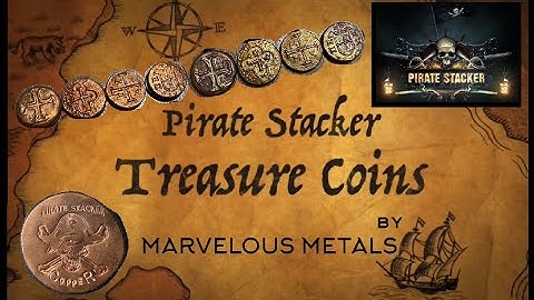 Pirate Stacker Treasure Coins by MARVELOUS METALS