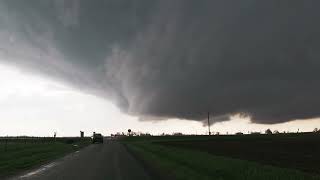 Alien Mesocyclone Churns Towards Me- Early April Illinois Supercell