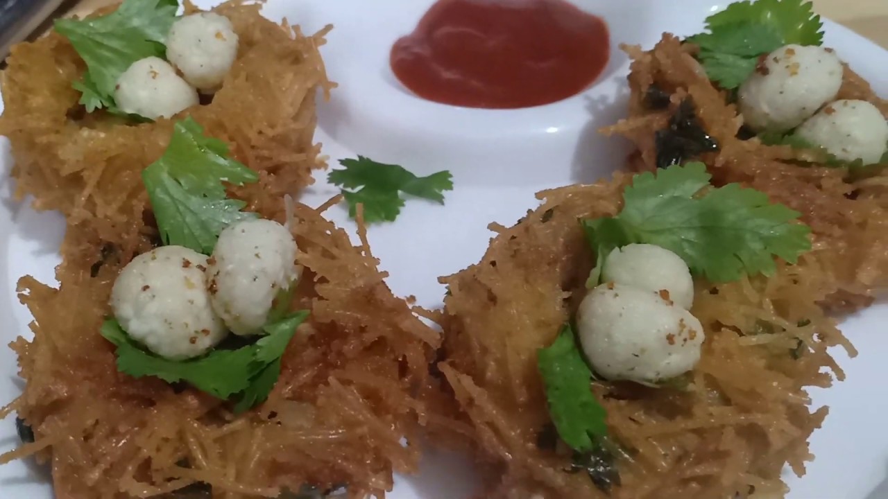 Potato Bird Nest Cutlet Recipe Nestbirdrecipe YouTube