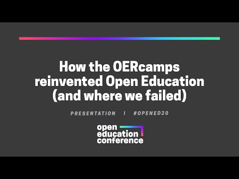 Vortragsvideo von der #OpenEd20 – 