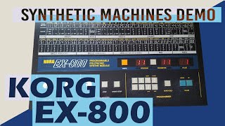 Korg EX-800 - YouTube