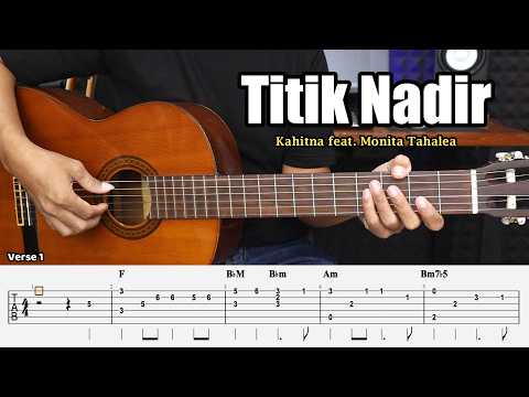 Titik Nadir - Kahitna ft. Monita Tahalea - Fingerstyle Guitar Tutorial + TAB & Lyrics