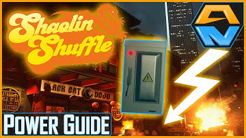 ALL POWER LOCATIONS - "Shaolin Shuffle" Easy Guide - IW Zombies - Continuum DLC