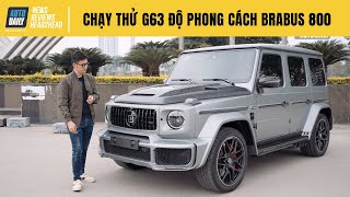 Chạy thử Mercedes G63 AMG độ phong cách Brabus 800 cực chất: 