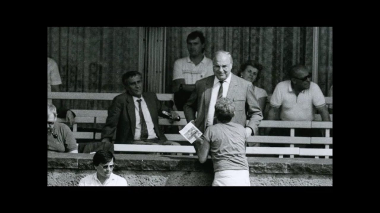 Bundeskanzler in der DDR-Oberliga auf Privatbesuch - Helmut Kohl 1988 bei Dynamo Dresden