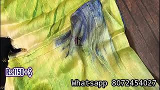 Soft Shiny Chiffon Sarees || Party wear Sarees || Premi Collections screenshot 3