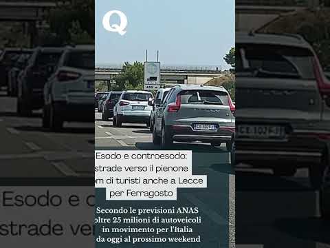 Video Weekend da bollino nero e rosso sulle strade: code in Salento