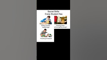 Secret Skills Every Student Has Starter Pack #memes #shorts