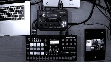 Elektron Analog rytm + DSI Tetra demo (deepish house)