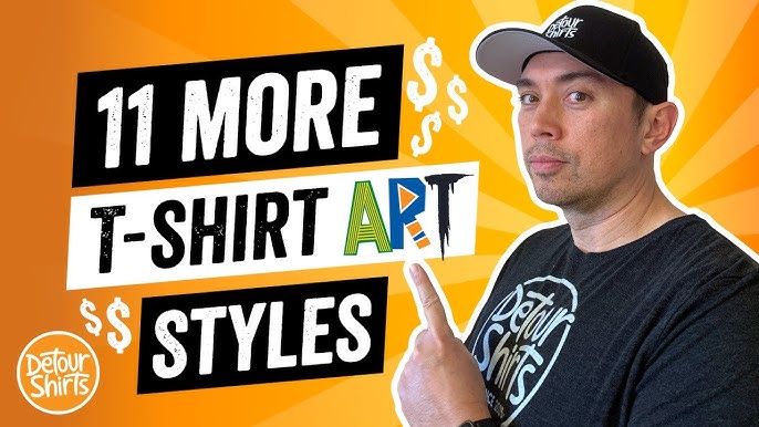 10 T-Shirt Design Ideas To Inspire You & Help You Find Your Own Art Style  For Print On Demand - Youtube