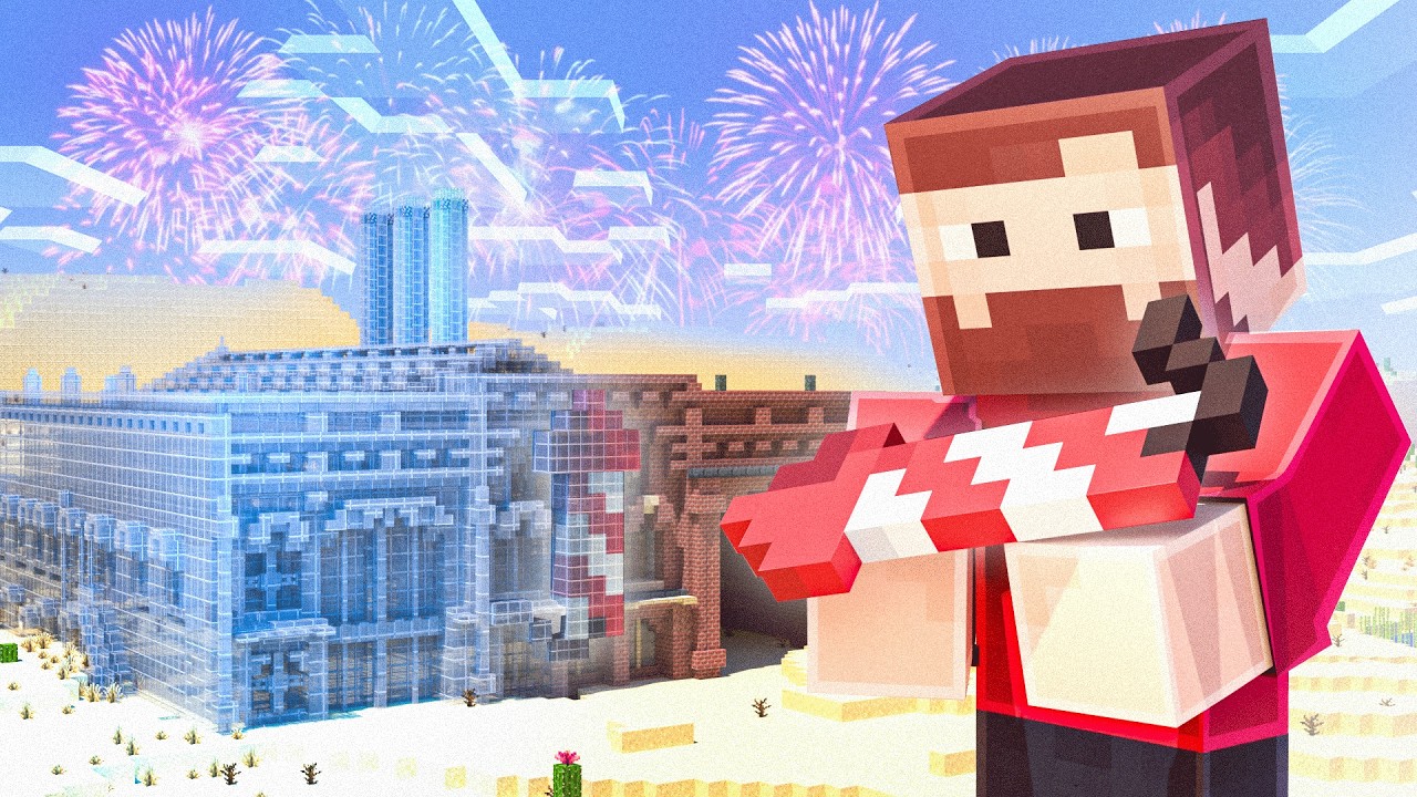 Ik Bouw Een AUTOMATISCHE VUURWERKFABRIEK In Minecraft Survival!