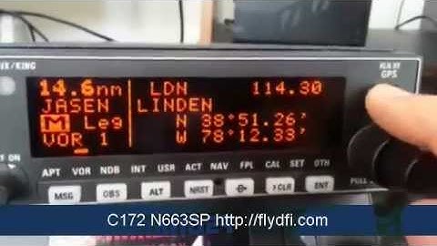 Bendix King KLN 89B - VOR Chapter