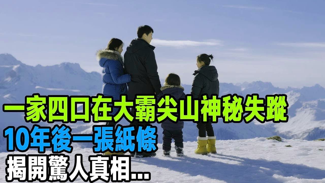 一家四口在大霸尖山神秘失蹤，10年後一張紙條，揭開驚人真相   「茶桌老故事」