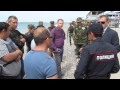 Освобождение пляжей в Евпатории- Гарначук. Хозяева жизни прыгают