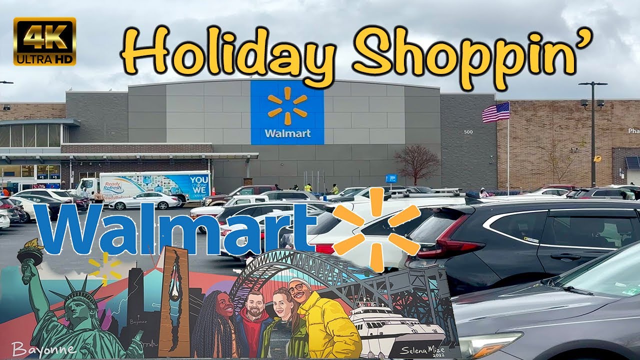 Holiday Shoppin’ at WALMART Bayonne,New Jersey USA🇺🇸🛒🛍️💰