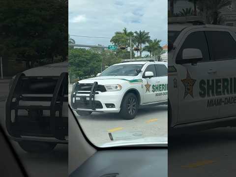 Miami Dade Sheriff Dodge Durango #reels #cops #police #sheriff #policecars #miami #florida #random