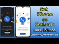 set phone as default phone can only start &amp; receive calls if it&#39;s your default phone app