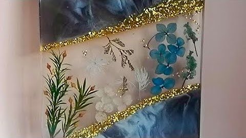 Epoxy resin // Cutting board with dry lights//step-by-step instructions // With your own hands