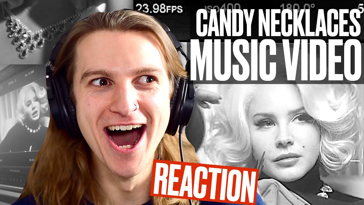This works on SO MANY LEVELS Lana Del Rey Candy Necklace MV React