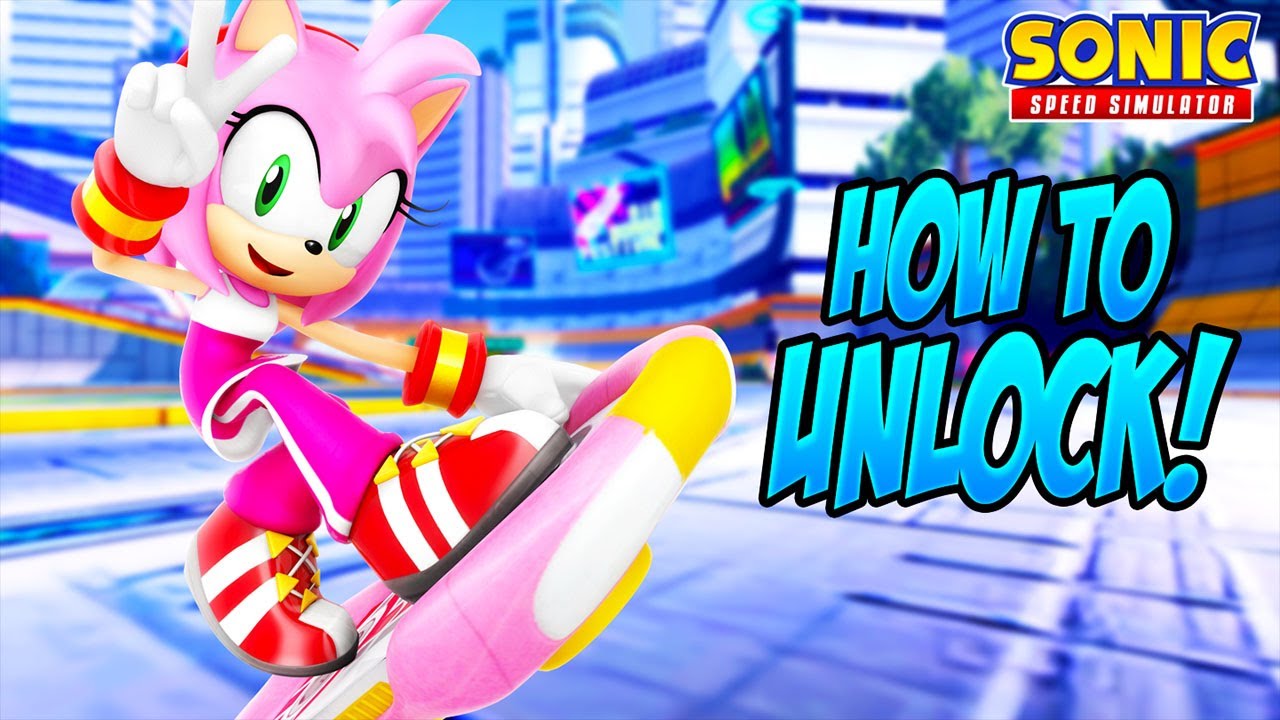 NEW* How To Unlock Riders Amy FAST + Metal City Skate Park in Sonic Speed  Simulator! 