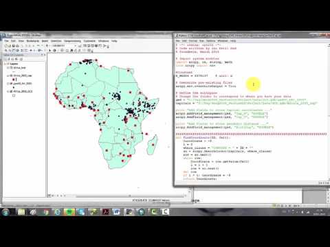Geodesic Distance using Python Scripting
