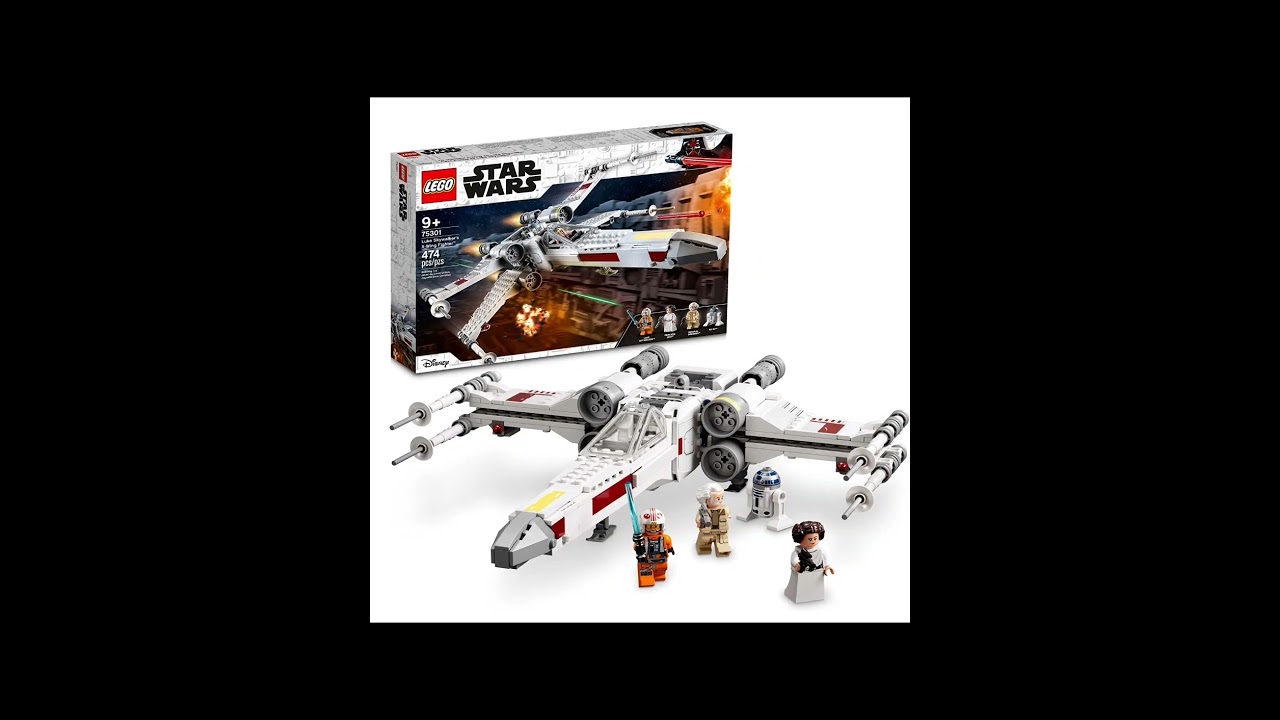 LEGO Star Wars Luke Skywalker's X-Wing Fighter 75301 Building Toy Set
