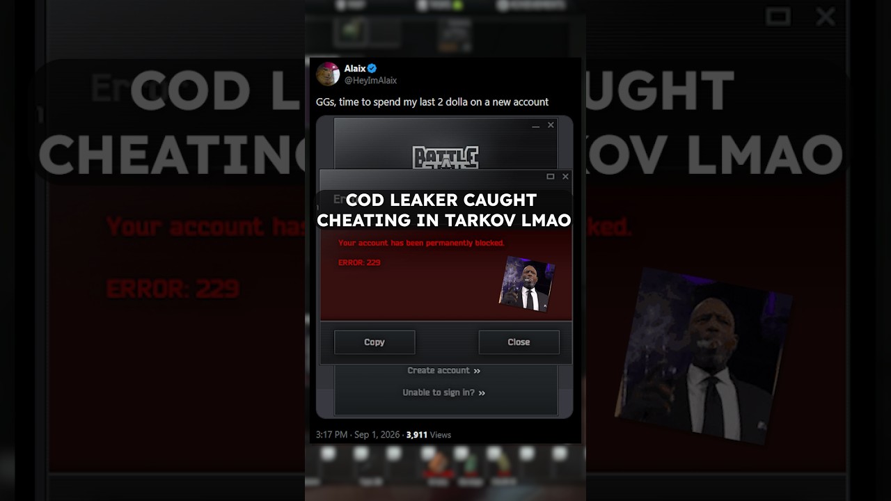 This Call of Duty Leaker Got Cheating in Tarkov 😂