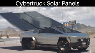 Tesla Cybertruck Solar Panels