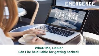 What? Me? Liable?
