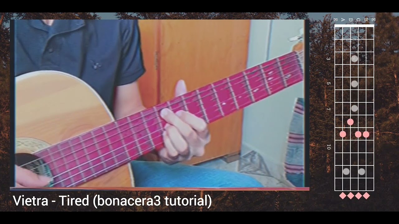 Vietra - Tired (Guitar Tutorial)