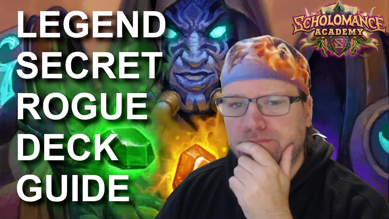 Legend Secret Rogue deck guide and gameplay (Hearthstone Scholomance Academy)