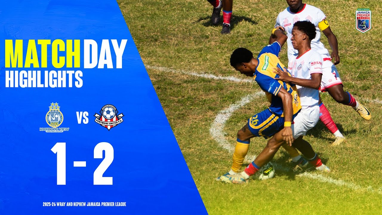 Harbour View FC 1-2 Portmore United Jamaica Premier League Highlights