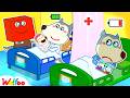 Don't Feel Lonely! First Time Wolfoo Went to the Hospital | Cartoons For Kids | Wolfoo Family