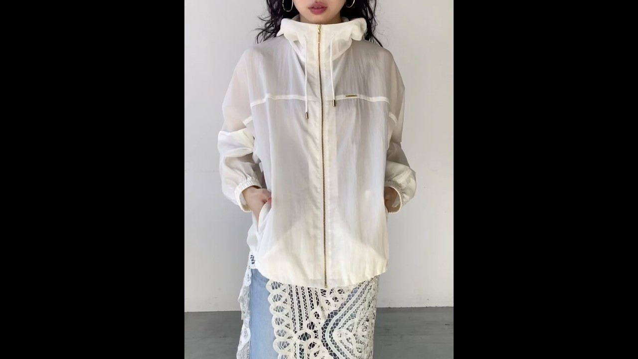 撥水-シアーフーデットブルゾン | MICA&DEAL ONLINE STORE