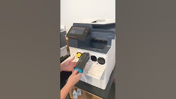 How to replace a toner on the Xerox VersaLink C605? #howto #printer #xerox #machine #toner #help