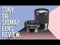 Sigma 16mm F1.4 Lens Vs Sony Kit Lens 16-50mm | Sony A6400 A6500 A6600 A6100