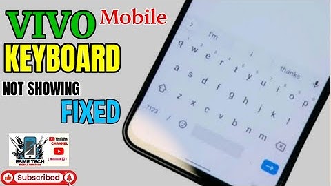 How to Fix Vivo Keyboard Not Showing on Any Vivo Phone - Easy Solutions! #mobilerepair #repair