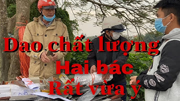 Dao thép nhật, dao Đa Sỹ bán đắt hàng tại chợ lợn Hà Nam ngày 14/12/2022 ( phần 1 )