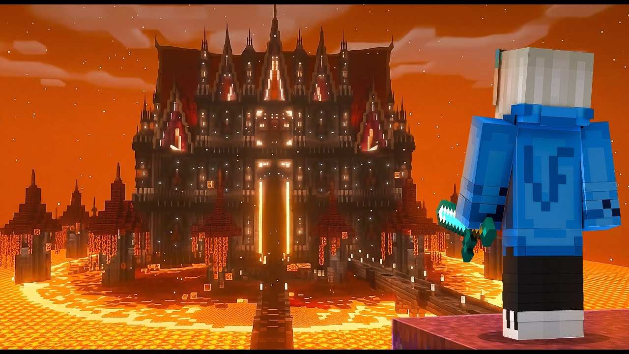 I Built the CRAZIEST Nether Base in Minecraft Hardcore (Hindi) 🇮🇳 - YouTube