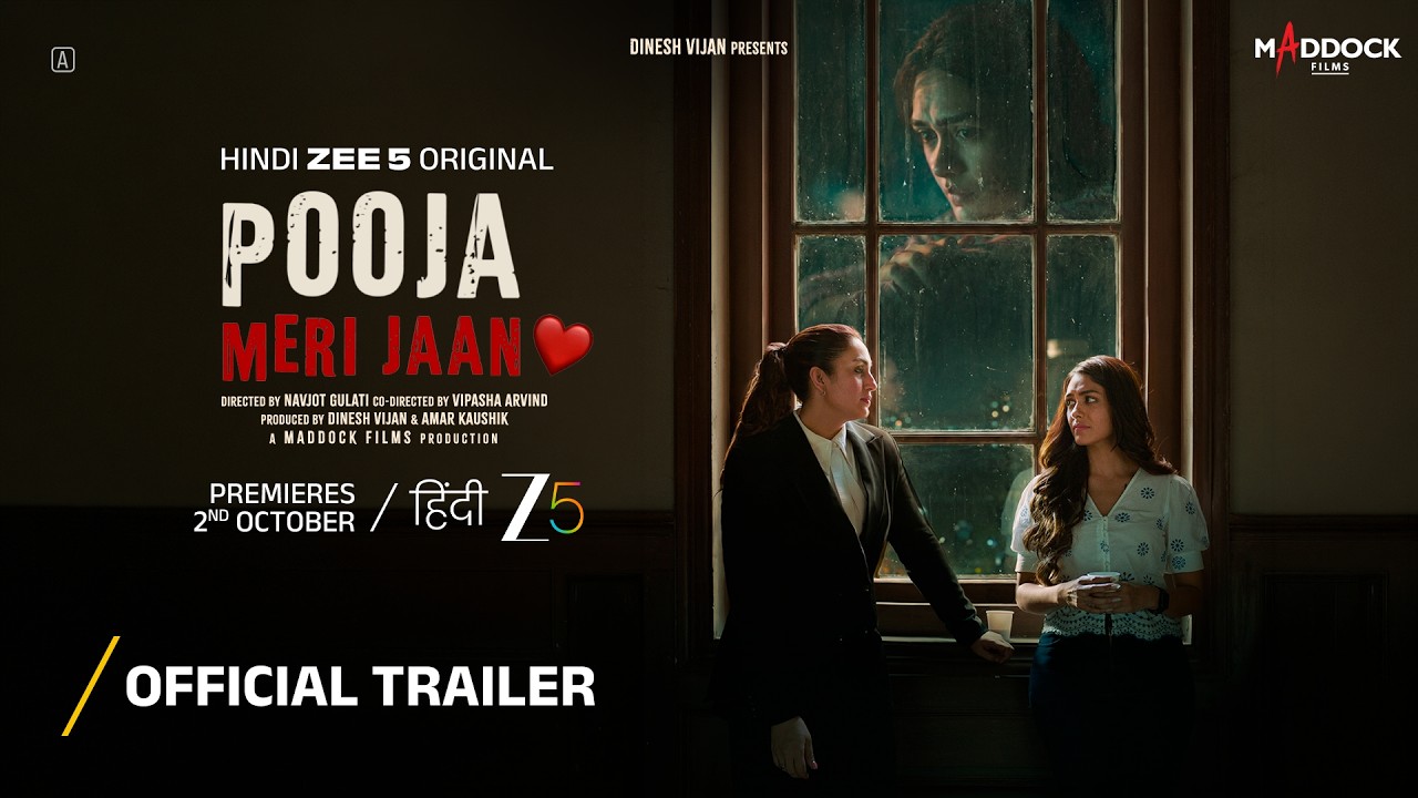 Pooja Meri Jaan | Official Trailer | Zee 5 Original | Mrunal Thakur, Huma Q, Vikram C | Pre 2nd Oct