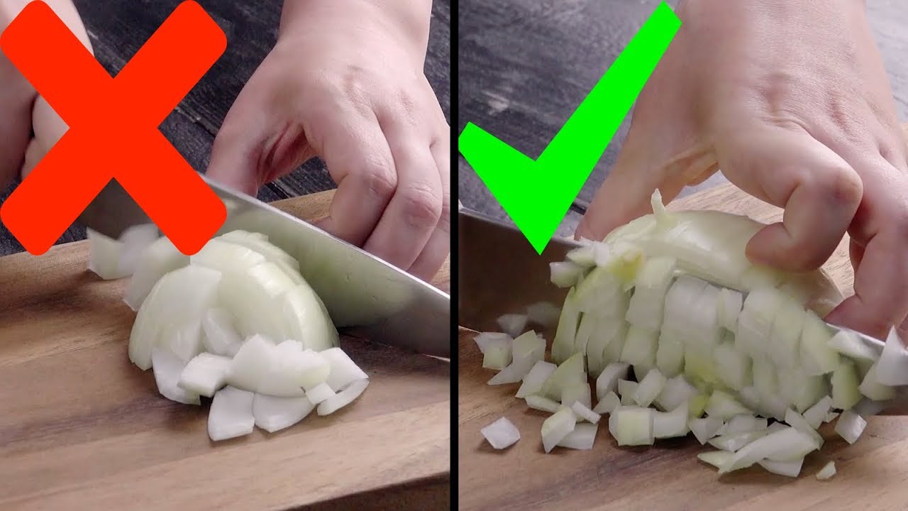 プロのシェフが教える5つの野菜の切り方 - YouTube