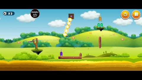 Bottle shooter level 63 || Bottle shooter - Shoot and Knock Down Bottles | gameplay || Mahfuz FIFA