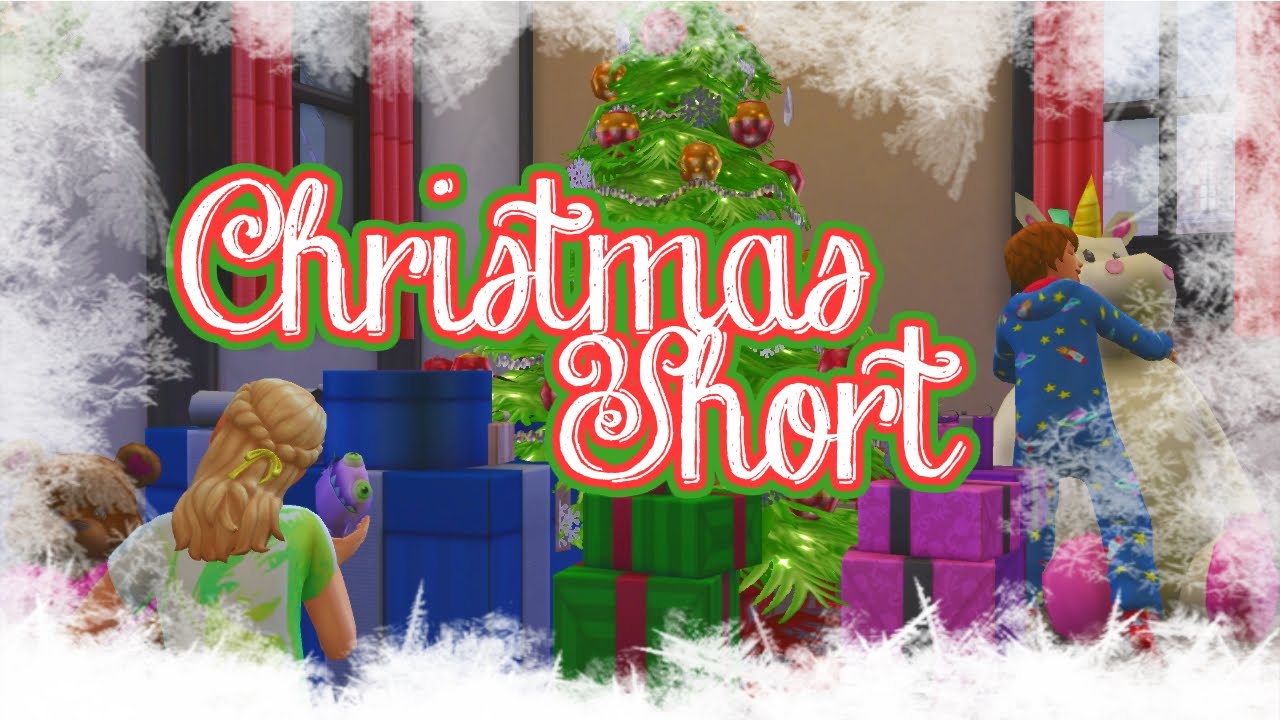 The Sims 4 Christmas Short Happy Holidays! YouTube