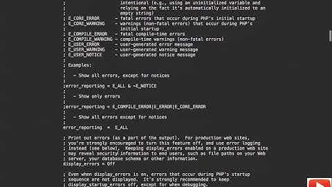 PHP Tutorial For Beginners Full   #3   Displaying Errors